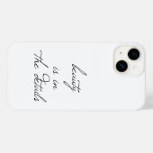 Beauty iPhone Case (Rückseite (Horizontal))
