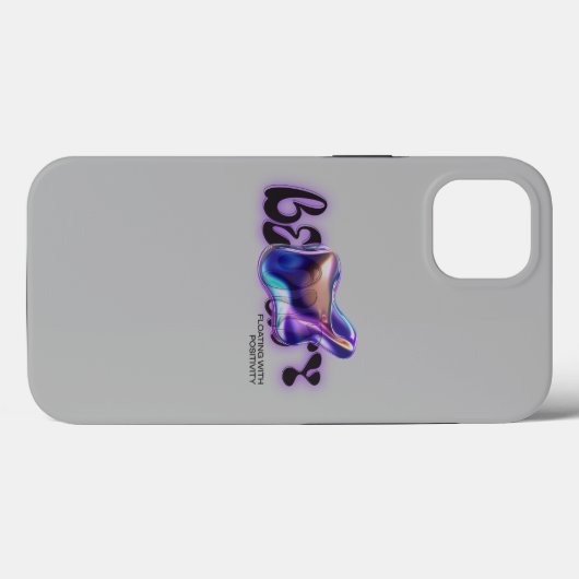 Beauty iPhone Case - Gray (Rückseite (Horizontal))