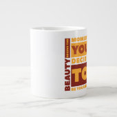Beauty Jumbo Tasse (Vorderseite)