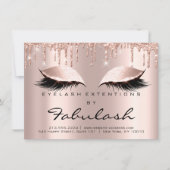 Beauty Lash Extension Aftercare Instruction Park Einladung (Vorderseite)