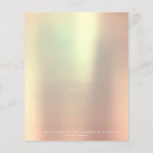 Beauty Lashes Makeup Stylist Eyebrows Gold Rose 1 Flyer (Hinten)