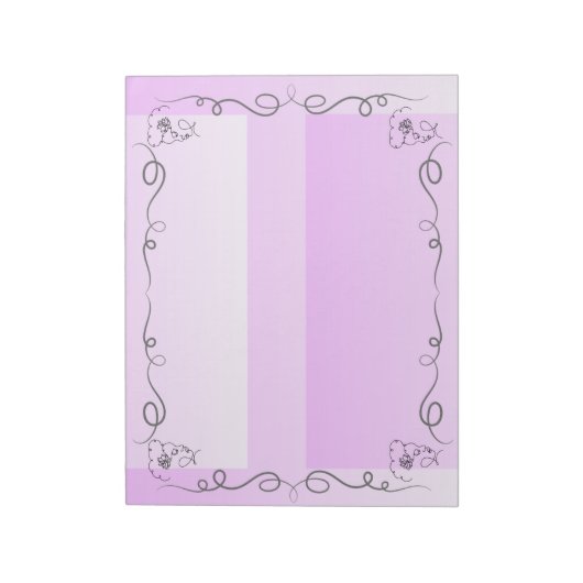 Beauty Lavender Large Notepad Notizblock (Rotiert)