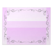 Beauty Lavender Large Notepad Notizblock (Vorderseite)