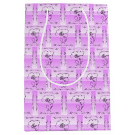 Beauty Lavender Vertical Gift Bag Mittlere Geschenktüte