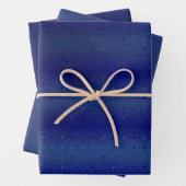 Beauty Lined Speckle Blue Geschenkpapier Set (Beispiel)