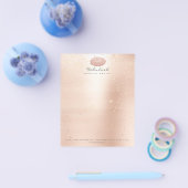 Beauty Lips Kiss Makeup Artist Confetti Rose Rodel Flyer (Einzeln)