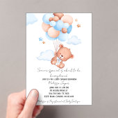 Beauty Loved Baby Shower Invitation  Acryleinladungen (Insitu (Handheld))