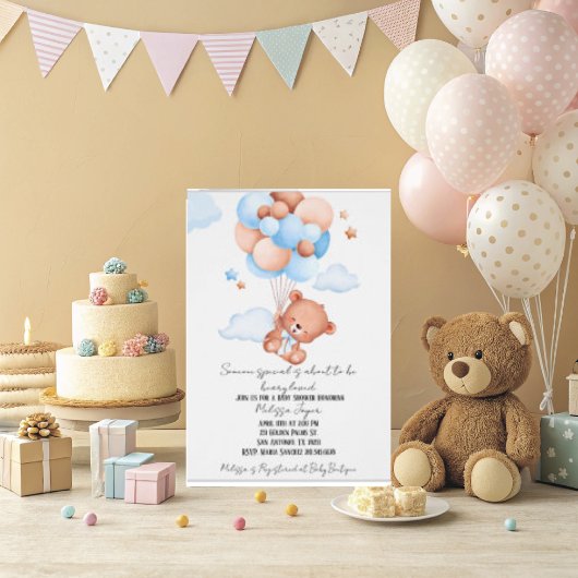 Beauty Loved Baby Shower Invitation  Einladung