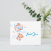 Beauty Loved Thank you card Postkarte (Stehend Vorderseite)