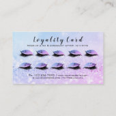 Beauty Loyalty Card 10 Makeup Lashes Miami PInk Treuekarte (Rückseite)