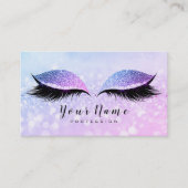 Beauty Loyalty Card 10 Makeup Lashes Miami PInk Treuekarte (Vorderseite)