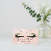 Beauty Loyalty Card 10 Makeup Lashes Treuekarte (Stehend Vorderseite)