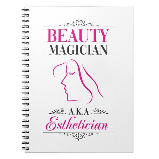 Beauty magician aka esthetician notizblock (Vorderseite)