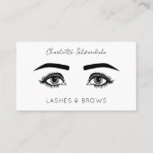Beauty Makeup Artist Eyelashes Visitenkarte (Vorderseite)