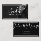 Beauty Makeup Artist Friseur Salon Visitenkarte (Vorne/Hinten)