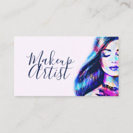 Beauty Makeup Artist Friseur Salon Visitenkarte