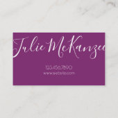 Beauty Makeup Artist Friseur Salon Visitenkarte (Rückseite)