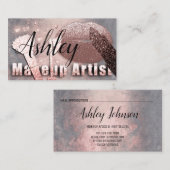 Beauty Makeup Artist Rose Locarno Visitenkarte (Vorne/Hinten)