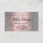 Beauty Makeup Artist Rose Locarno Visitenkarte (Rückseite)