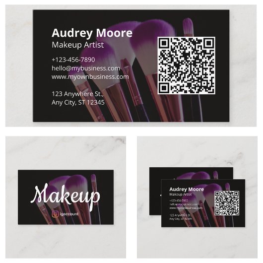 Beauty Makeup Artist Visitenkarte