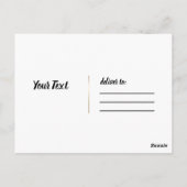 Beauty Makeup Face Lashes & Zeremonien Postkarte (Rückseite)