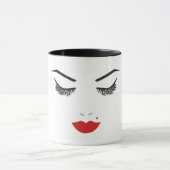 Beauty Makeup Face Lashes & Zeremonien Tasse (Zentrum)