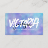 Beauty Makeup Influencer-Imitate IridesCustom Visitenkarte (Vorderseite)