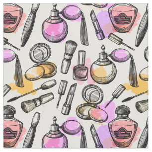 Beauty Makeup Muster Stoff