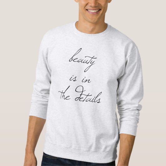 Beauty Men Basic Sweatshirt (Vorderseite)