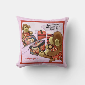 Beauty Monkey Throw Kissen