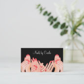 Beauty Nails Maniküre Visitenkarte (Stehend Vorderseite)