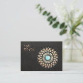 Beauty & Natural Wellness Einzelhandelsgeschenkgut Rabattkarte (Stehend Vorderseite)