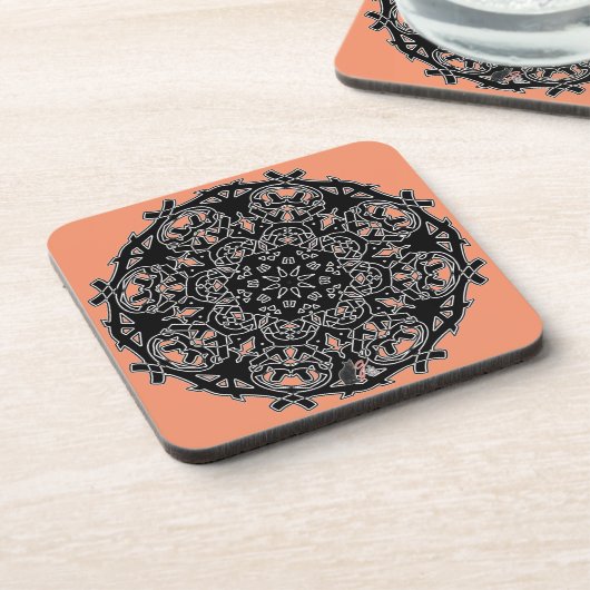 Beauty Octa Glyph Dusk Untersetzer (Linke Seite)