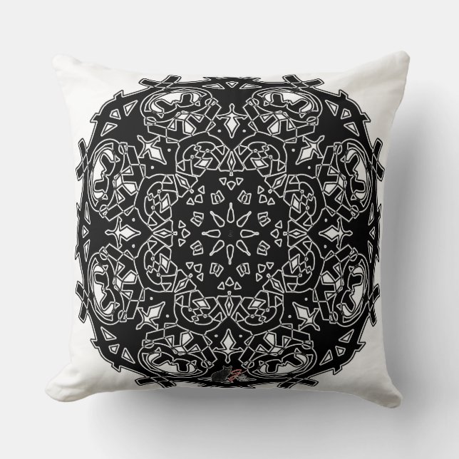 Beauty Octa Glyph Pillow Kissen (Vorderseite)