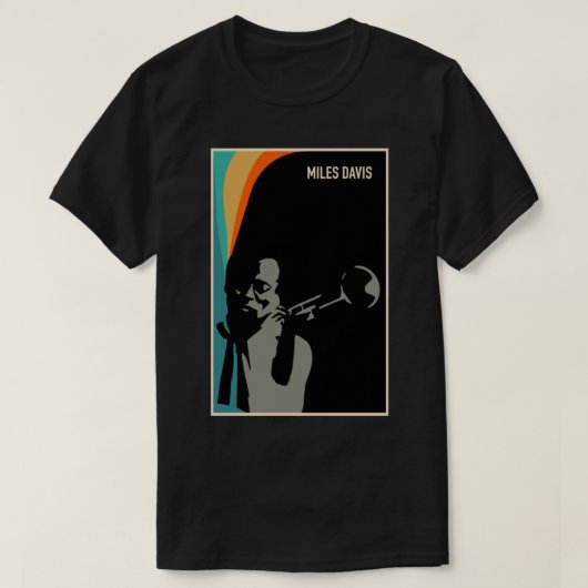 Beauty of Miles Davis T - Shirt (Design vorne)