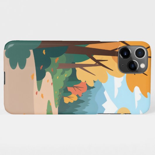 Beauty of nature iPhone Hülle (Rückseite (Horizontal))