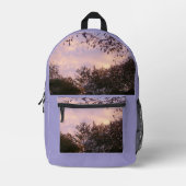 Beauty of the Dusk Backpack Bedruckter Rucksack (Vorderseite)
