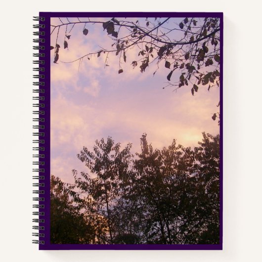 Beauty of the Dusk Notebook Notizblock (Vorderseite)