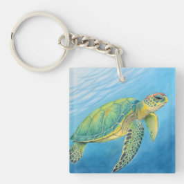 Beauty of the turtle schlüsselanhänger