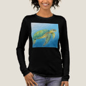 Beauty of the turtle Tri-Blend shirt (Vorderseite)