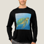 Beauty of the turtle Tri-Blend shirt (Vorderseite)
