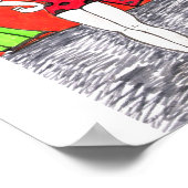 Beauty Pageant Spaß Cartoon drucken Poster (Ecke)