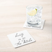 Beauty Paper Untersetzer (Vor Ort)