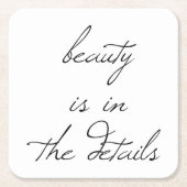 Beauty Paper Untersetzer (Vorderseite)