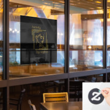 Beauty Parlor | Friseursalon | Schwarz & Gold