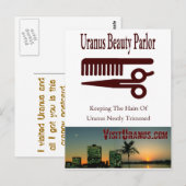 Beauty Parlor Postkarte (Vorne/Hinten)