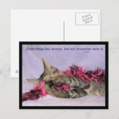 Beauty Postcard Postkarte (Vorne/Hinten)