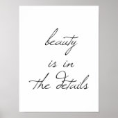 Beauty Poster (Vorne)