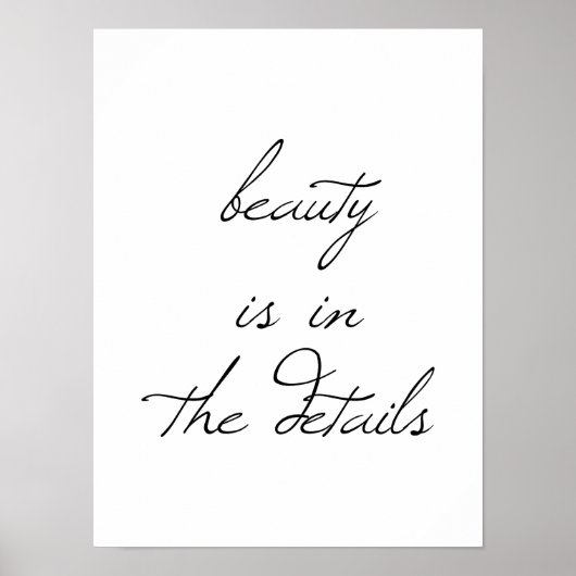 Beauty Poster (Vorne)