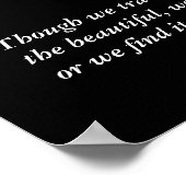 Beauty Poster finden (Ecke)